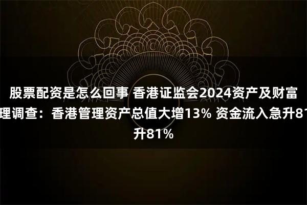 股票配资是怎么回事 香港证监会2024资产及财富管理调查：香港管理资产总值大增13% 资金流入急升81%